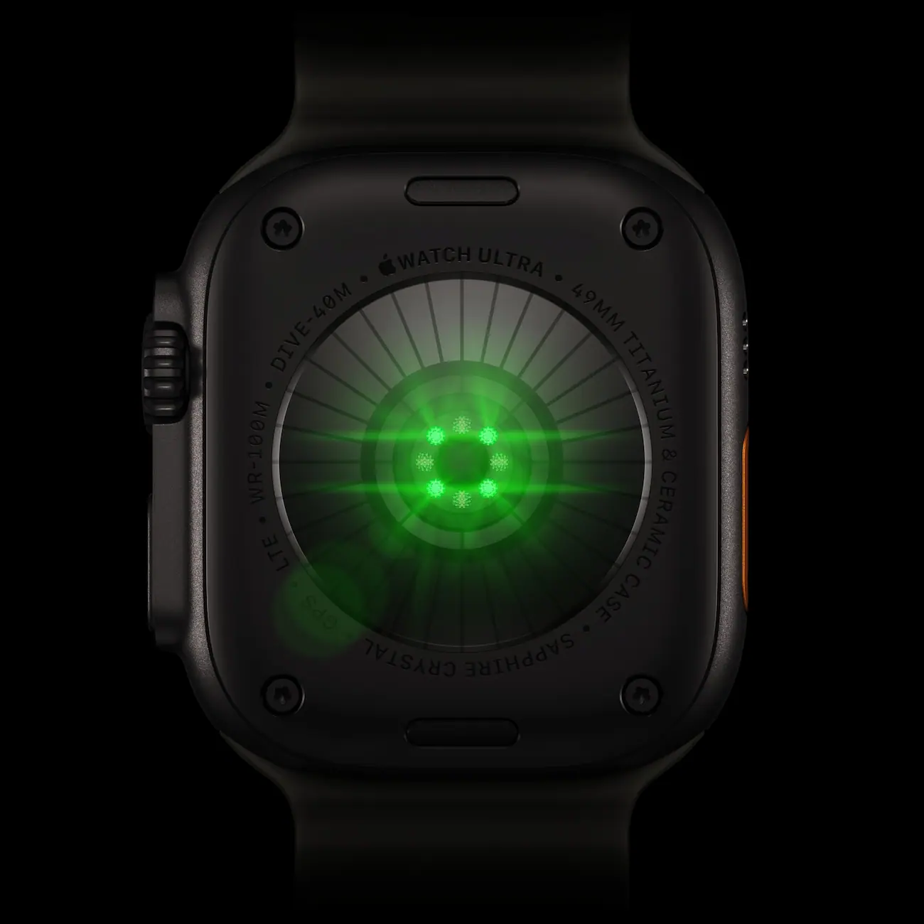 חיישן הדופק החדש בגב Apple Watch Ultra 4