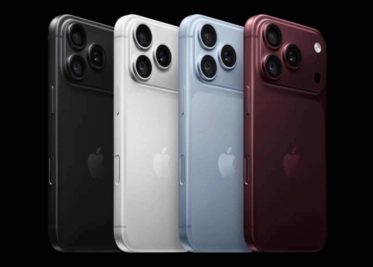 אירוע אפל 2026 — iPhone 18 Pro בארבעת הגימורים שחור, כסוף, glacier ובורדו